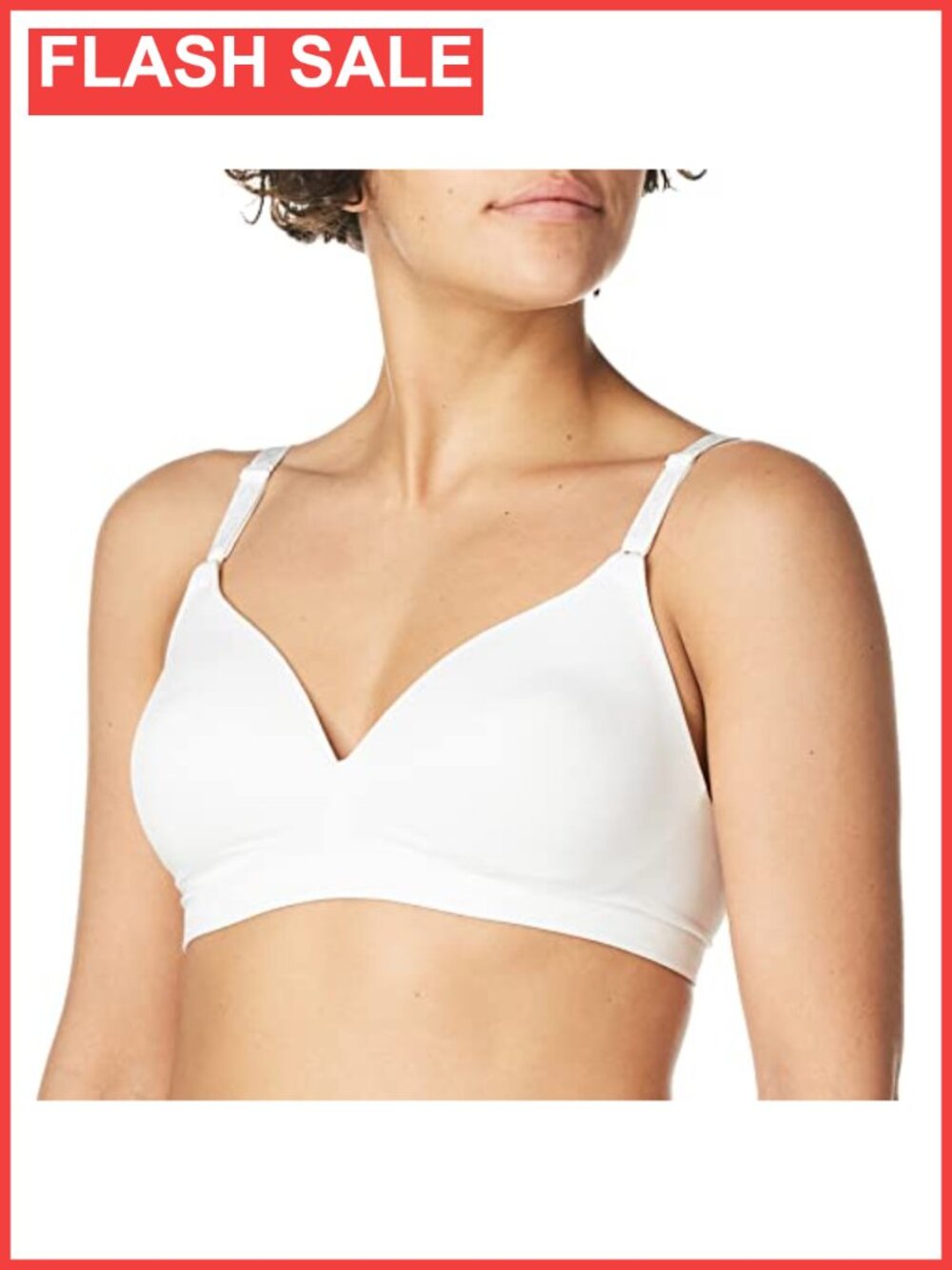 Super Soft Wireless Lightly Lined Comfort Bra Full Coverage Convertible
